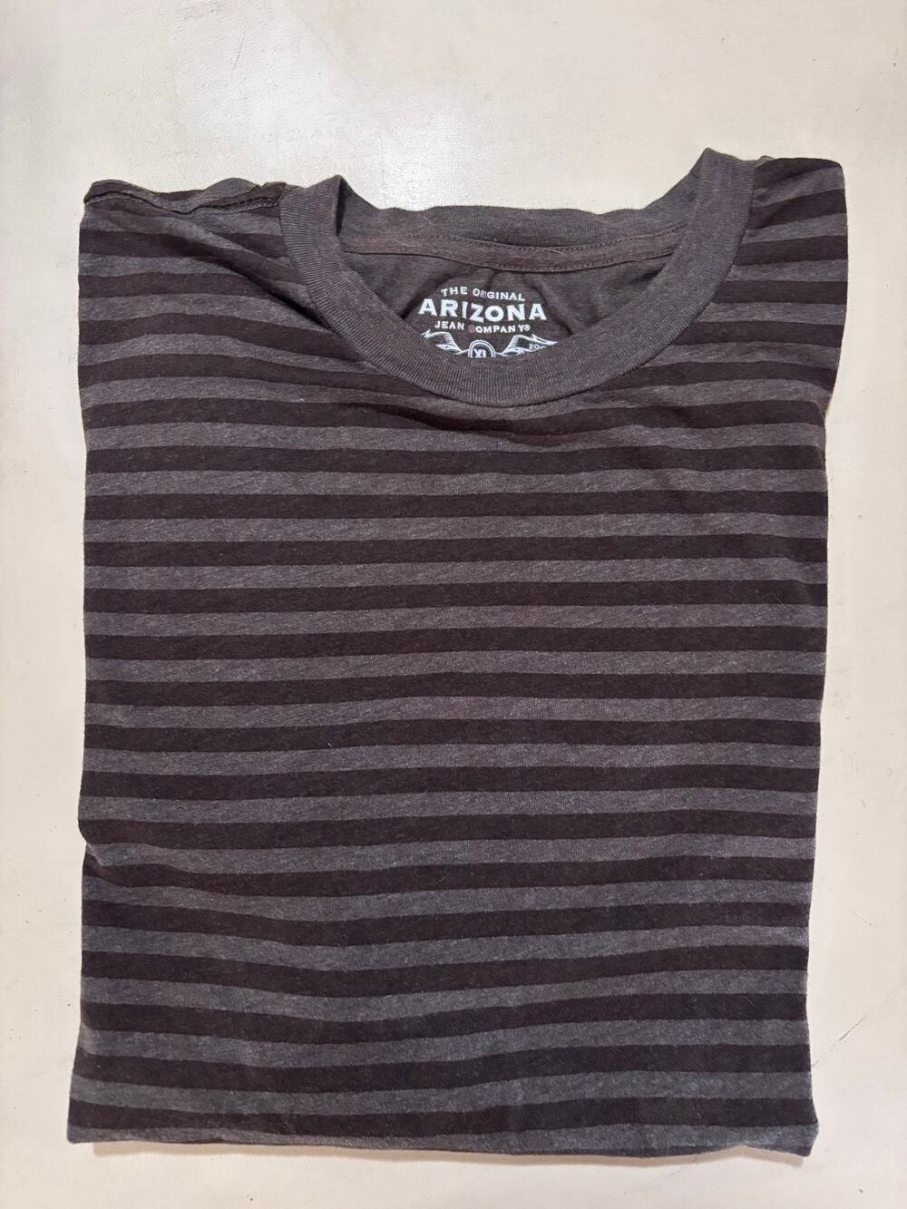 Brown striped shirt